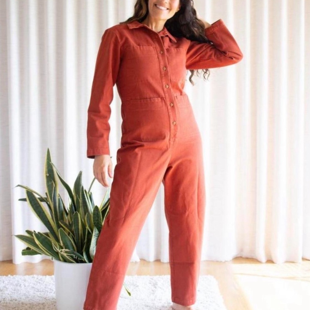 Ilana Kohn Tia Coverall burnt orange 00 petite
